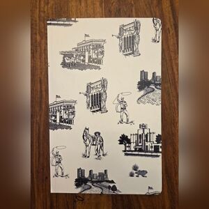 Katie Kime Fort Worth Texas Notebook, NEW 8.5" x 5.5"